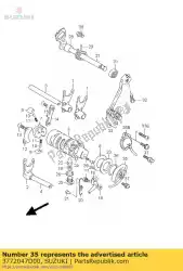 Qui puoi ordinare corpo, interruttore da Suzuki , con numero parte 3772047D00: