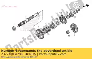 Honda 23721MCA780 lifter, final damper - Bottom side