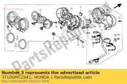 meter, combinatie van Honda, met onderdeel nummer 37100MCZ641, bestel je hier online: