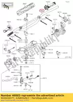 460030077, Kawasaki, maniglia kawasaki kx  m klx r f kx125 kx250 kx250f kx450f klx450r klx450 125 450 250 , Nuovo