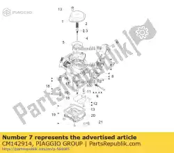 Qui puoi ordinare antipasto da Piaggio Group , con numero parte CM142914: