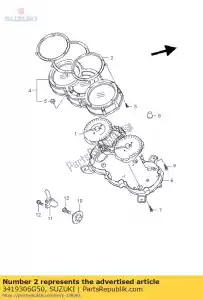 suzuki 3419306G50 bague - La partie au fond