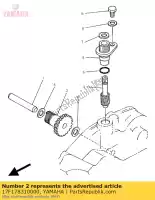 17F178310000, Yamaha, engrenagem, dirigir yamaha dt tzr tdr dtlc dtr dte dtre 125, Novo