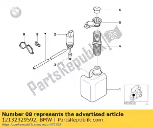 bmw 12132329592 clip - Bottom side