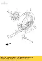 0915912058, Suzuki, nakr?tka przedniej osi suzuki gs 500 2001 2002 2003 2004 2005 2006 2007, Nowy