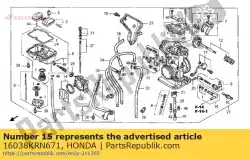 Tutaj możesz zamówić zestaw przegubów, paliwo od Honda , z numerem części 16038KRN671: