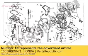 Honda 16038KRN671 joint set, fuel - Bottom side