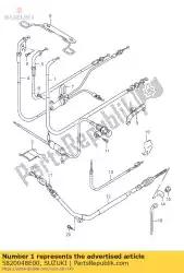 Aquí puede pedir cable, embrague de Suzuki , con el número de pieza 5820048E00: