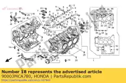 Aquí puede pedir no hay descripción disponible en este momento de Honda , con el número de pieza 90003MCA780: