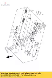 Here you can order the bush,guide from Suzuki, with part number 5116737F00: