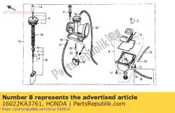Qui puoi ordinare nessuna descrizione disponibile al momento da Honda , con numero parte 16022KA3761: