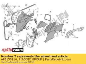 Piaggio Group AP8158116 rede - Lado inferior