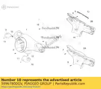 59967800GV, Piaggio Group, Lh tapa de la bomba     , Nuevo