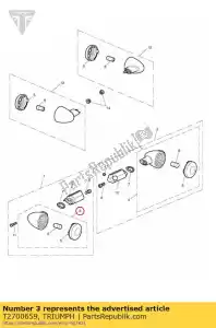 triumph T2700659 gruppo vaschetta indicatore - Il fondo