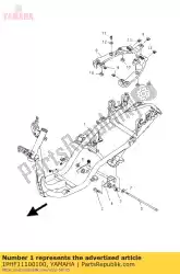 Ici, vous pouvez commander le composition de cadre auprès de Yamaha , avec le numéro de pièce 1PHF11100100: