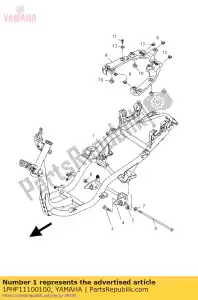 yamaha 1PHF11100100 composition de cadre - La partie au fond