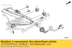 Here you can order the socket comp., taillight from Honda, with part number 33703KPPT02: