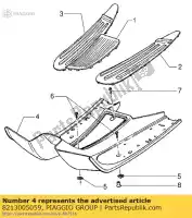 8213005059, Piaggio Group, repose pieds vespa et 125 4, Nouveau