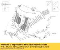 AP8144784, Aprilia, Tuyau de pompe de refroidisseur, Nouveau