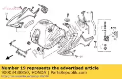 Aqui você pode pedir o coleira c em Honda , com o número da peça 90003438850: