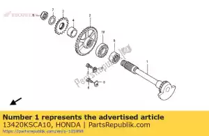 Honda 13420KSCA10 comp. eixo, balanceador - Lado inferior