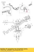 T3331790, Triumph, parafuso, m5 x 30 triumph bonneville from vin 380777 & se bonneville from vin 380777/ se daytona 595 / 955i daytona 600 & 650 daytona 675 from vin 381275 daytona 675 from vin 564948 daytona 675 up to vin 381274 daytona 675 vin 381275 to vin 564947 daytona 675r from, Novo