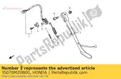 Tutaj możesz zamówić zestaw prze?? Czników, podstawka boczna od Honda , z numerem części 35070MZ0B00:
