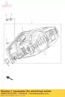 B88835001000, Yamaha, meter assy yamaha fjr 1300 2016, Nieuw