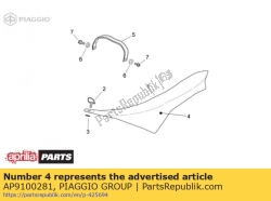 Aprilia AP9100281, Os?ona siode?ka, OEM: Aprilia AP9100281