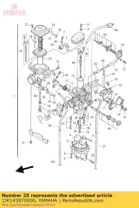 yamaha 1JK143970000 o-ring - Dół