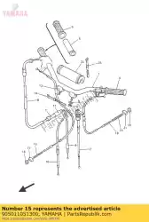 Ici, vous pouvez commander le ressort, compression (2t4) auprès de Yamaha , avec le numéro de pièce 905011051300: