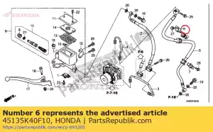 honda 45135K40F10 clamper comp een fr br - Onderkant