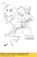 1B9H23170000, Yamaha, ammortizzatore, bobina di accensione yamaha mt vp yp yzf r 125 250 2006 2007 2008 2009 2010 2011 2012 2013 2015 2016, Nuovo