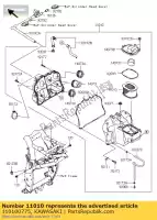 110100775, Kawasaki, filtro-aria-aria zr800ads kawasaki z 800 2013 2014 2015 2016, Nuovo