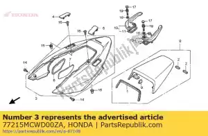 Honda 77215MCWD00ZA zestaw masek, rr. (wl) * typ1 - Dół