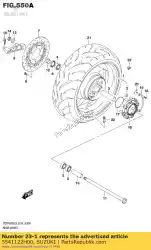 Ici, vous pouvez commander le équilibreur, roue auprès de Suzuki , avec le numéro de pièce 5541122H00: