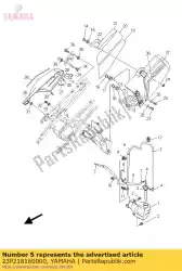 Aquí puede pedir tubo 1 de Yamaha , con el número de pieza 23P218160000: