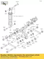 461021433, Kawasaki, barra, suspensión, l = 85.3 kx65-a1 kawasaki  kx 65 2000 2001 2002 2003 2005 2006 2007 2008 2009 2010 2011 2012 2013 2014 2015 2016 2017 2018 2019 2020, Nuevo