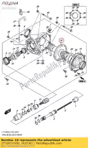 suzuki 2732031G00 engrenage, rr final d - La partie au fond