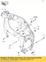 921540312, Kawasaki, ?ruba z ko?nierzem 10x65 zr1000daf kawasaki  z zx 600 636 800 1000 2010 2011 2012 2013 2014 2015 2016 2017 2018, Nowy