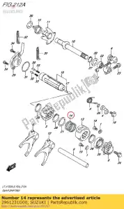 suzuki 2961231G00 primavera, sub t / m - Il fondo