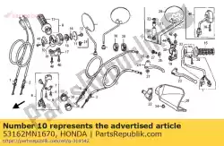 Tutaj możesz zamówić suwak, przepustnica od Honda , z numerem części 53162MN1670: