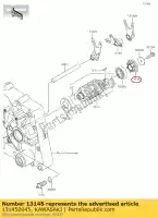 131450045, Kawasaki, tambour de changement de came kawasaki klx dtracker d  c tracker 125 klx125 150 klx150bf , Nouveau