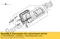 kraag, stoelmontage van Honda, met onderdeel nummer 77205446000, bestel je hier online: