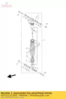 5SF222101000, Yamaha, schokdemper achter yamaha yz yzf 426, Nieuw