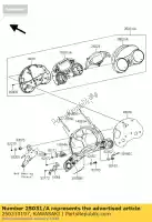 250310197, Kawasaki, compteur-assy, ??vitesse & tacho & l kawasaki gtr  a 1400gtr 1400 , Nouveau