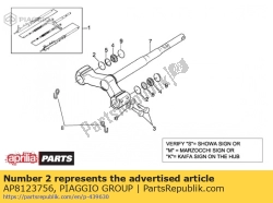 Aprilia AP8123756, Pier?cie? stop, OEM: Aprilia AP8123756