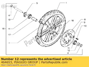 Piaggio Group 464653 wasmachine - Onderkant