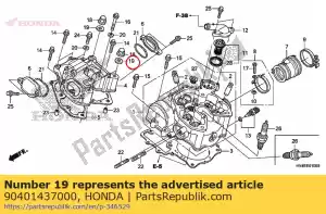 honda 90401437000 podk?adka g?adka 10mm - Dół