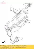 1M1147720000, Yamaha, blijf, geluiddemper yamaha it 200, Nieuw